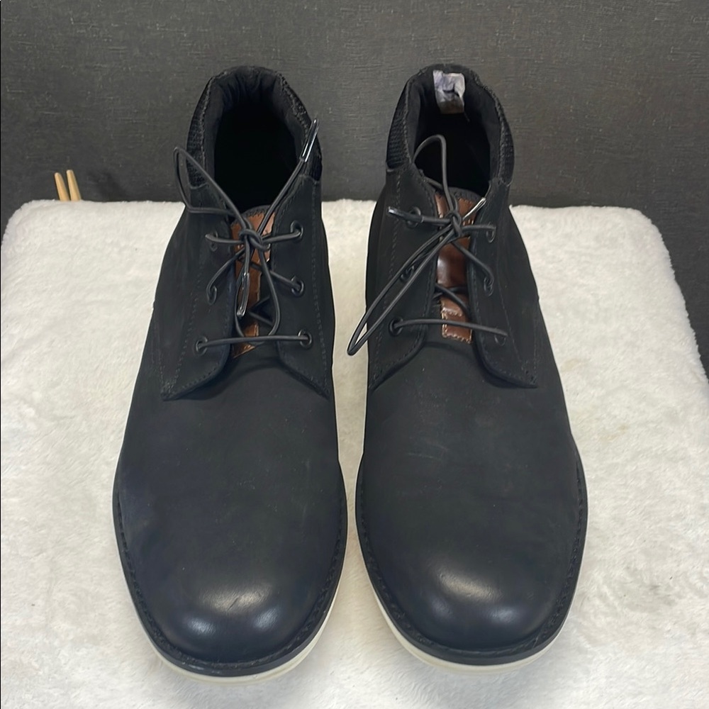 Kenneth Cole New York Black‎ Techno Chukka Boots Minimalist Style - Picture 2 of 9